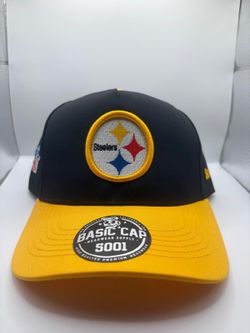 Pittsburgh steelers hat. Brand new Hats. Cachuchas y Gorras nuevas. Western, truckers, and sports hats. Located in HESPERIA. INVENTORY