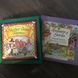 Treasury Of Mother Goose Rhymes/Stories - Both Sold Separately