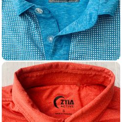 Callaway Golf / Zyia Active Men's Size S Short Sleeve Polo Shirt