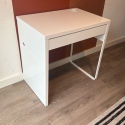 Small White IKEA Desk