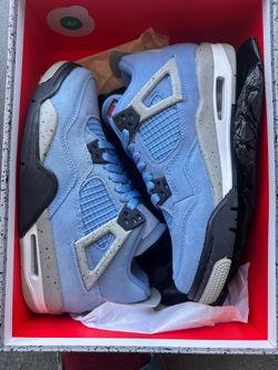 Air Jordan 4 university blue UNC BLUE 5.5Y