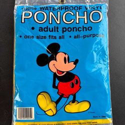 Disney Mickey Rain Poncho