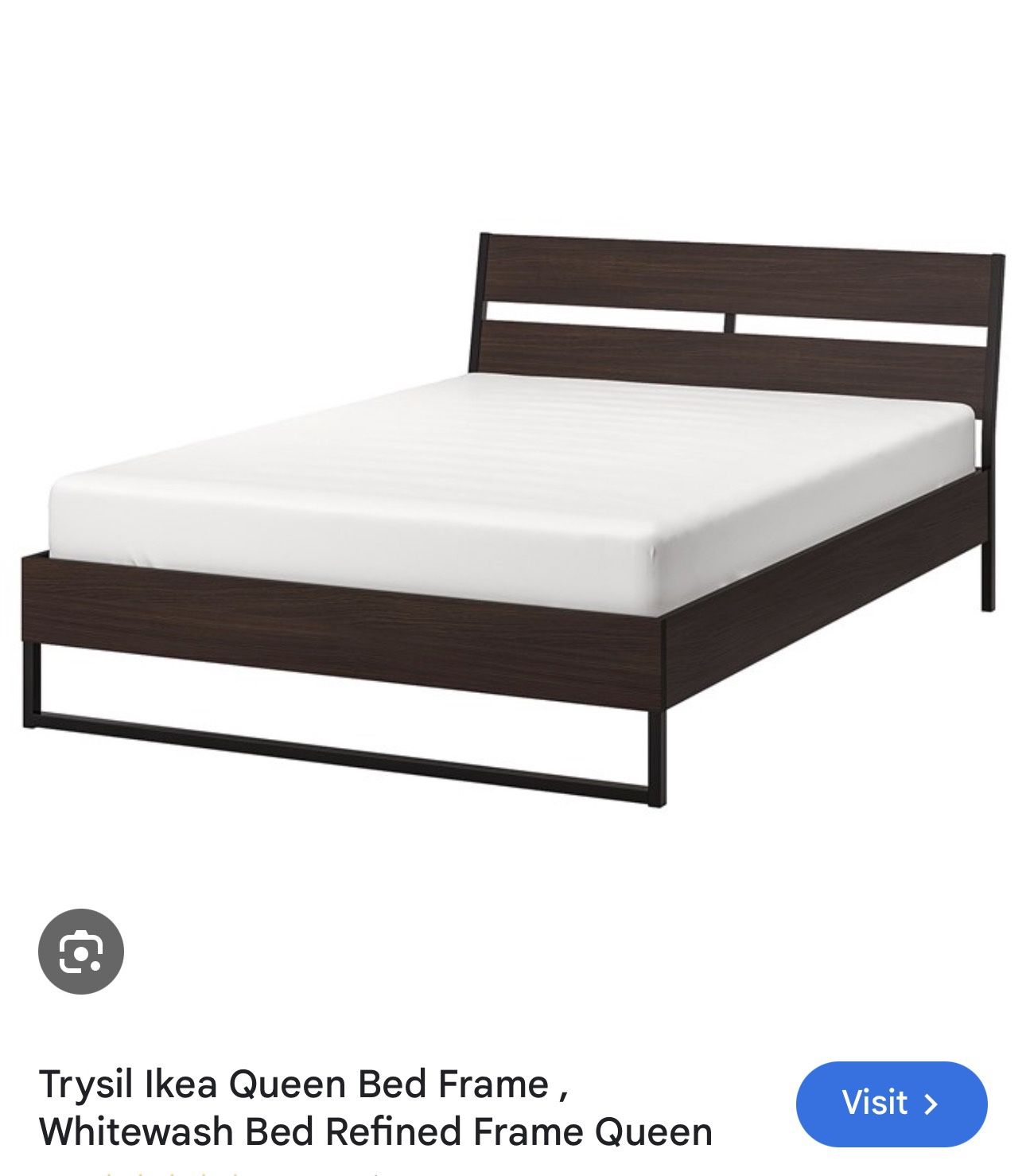IKEA Trysil Queen bed frame w/ mattress (PICK UP TODAY)
