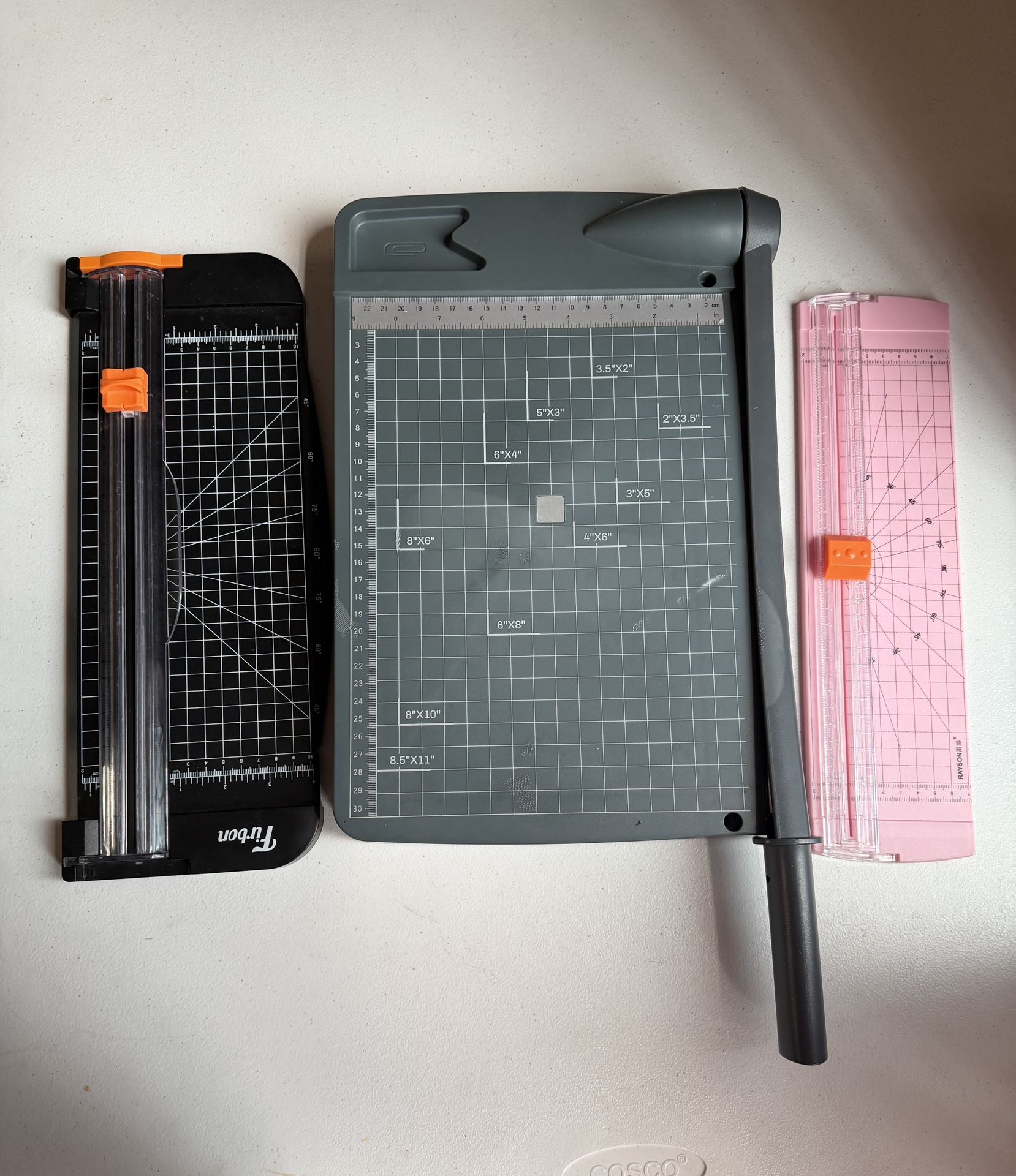 3 Paper Cutters 12”