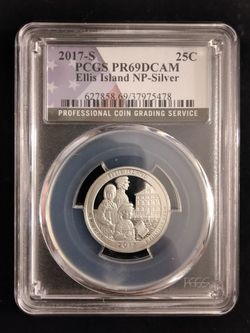 Silver 2017-S Ellis Island NP PR-69 DCAM