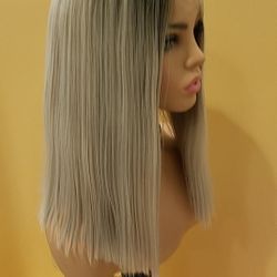 Lace Front Wig Blonde Straight BRAND NEW