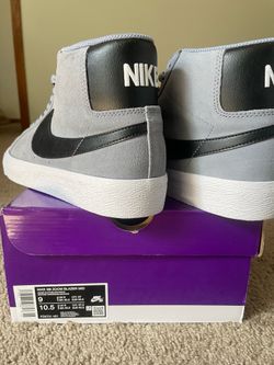 *NEW size 9 Nike SB Blazer Ashen Slate/Black/White