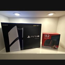 PS5 Pro and Switch 2