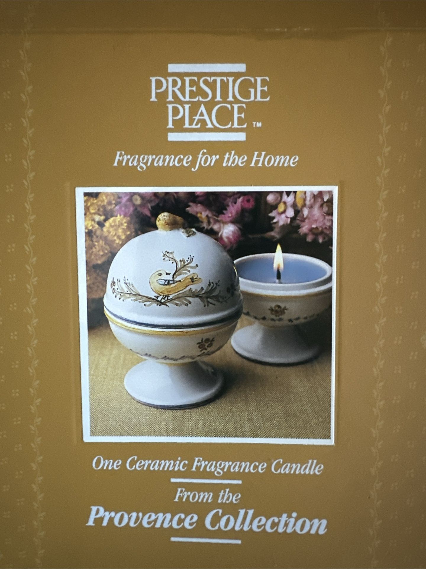 “PROVENCE COLLECTIONS " BY PRESTIGE PLACE CANDLE/ TRINKET JEWELRY New