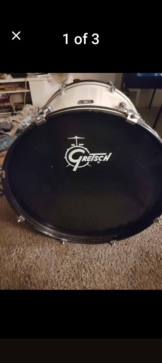 Gretch Energy Bass Drum Great Condition, 64 Years Old Available Anytime 