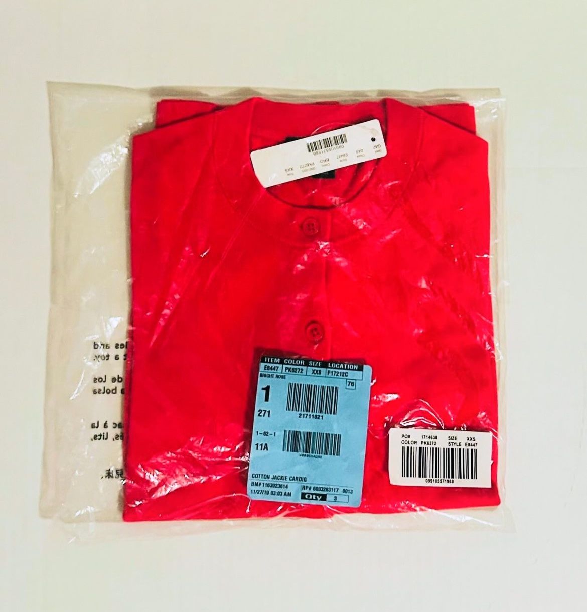 J.Crew Cotton-Blend Jackie Cardigan Sweater Bright Rose Women’s XXS