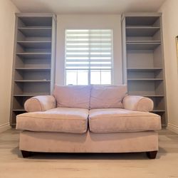 🐒 Light Beige Twin Couch 