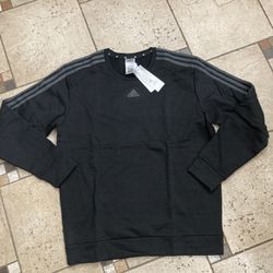 NWT Adidas Men’s Sweatshirt Black Size L