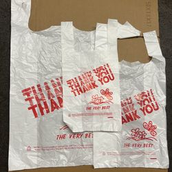 Tshirt bags restaurant supply