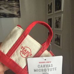Trader Joe’s Micro Tote Bag - Red 