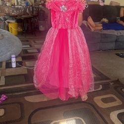 Disney Princess Aurora Pink Size 6-7
