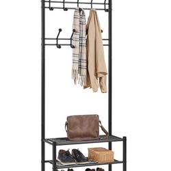 $10 Coat Rack Shoe Bench Hall Tree