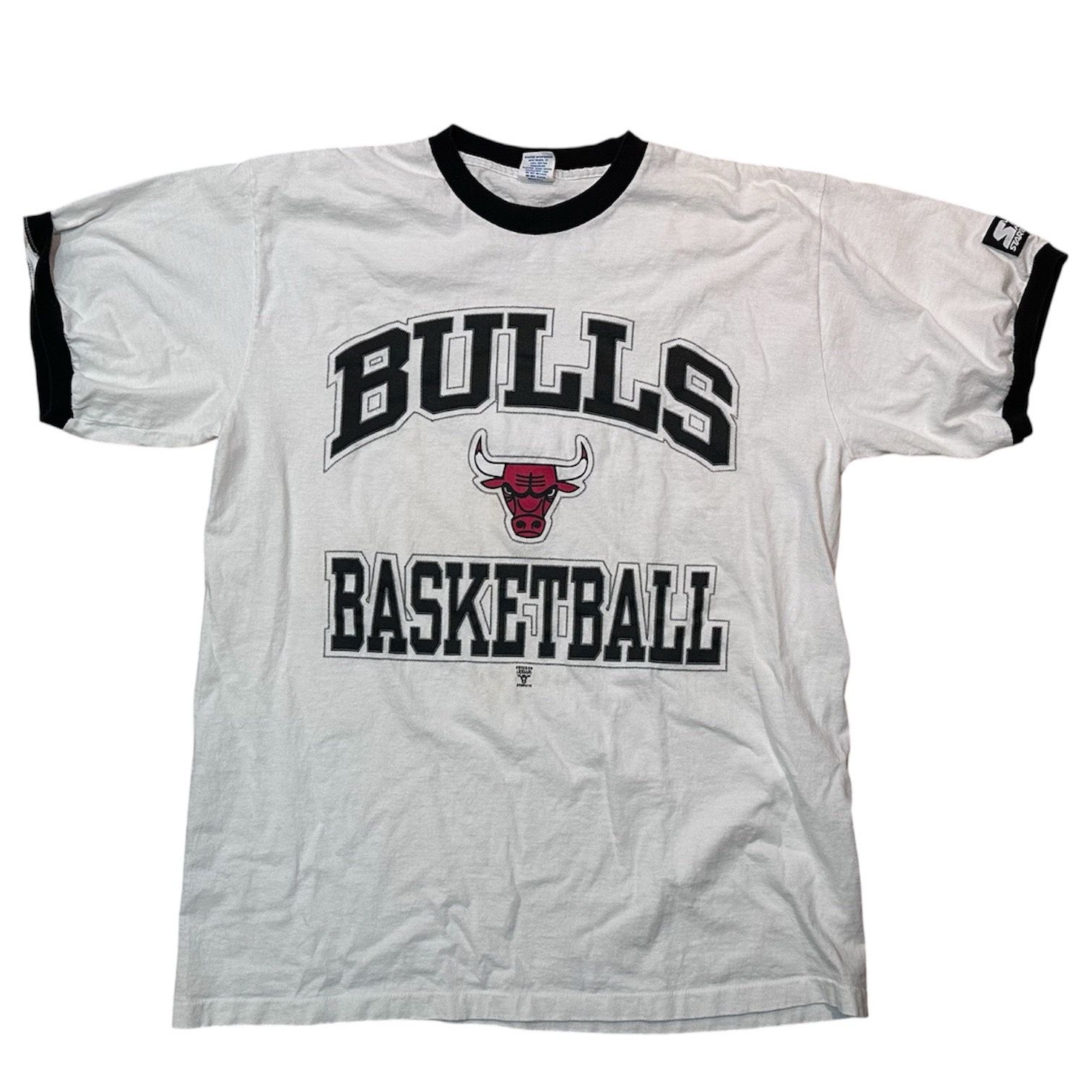 Chicago Bulls “Basketball” ringer tee by Starter size Large
