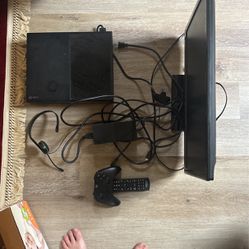 Xbox With Tv And Accessories 