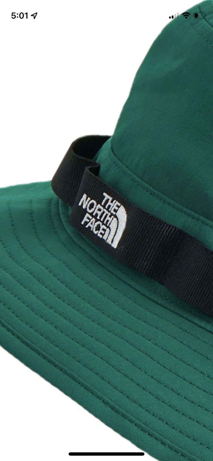 L/XL, Supreme The North Face Green Bucket Hat