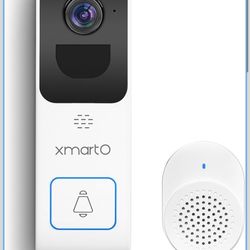 2.4G/5G Dual Band Smart Video Doorbell Camera, Home Security Live View, 2-Way Audio, AI/Motion Detection, Instant Alerts, Included Chime, No Monthly
