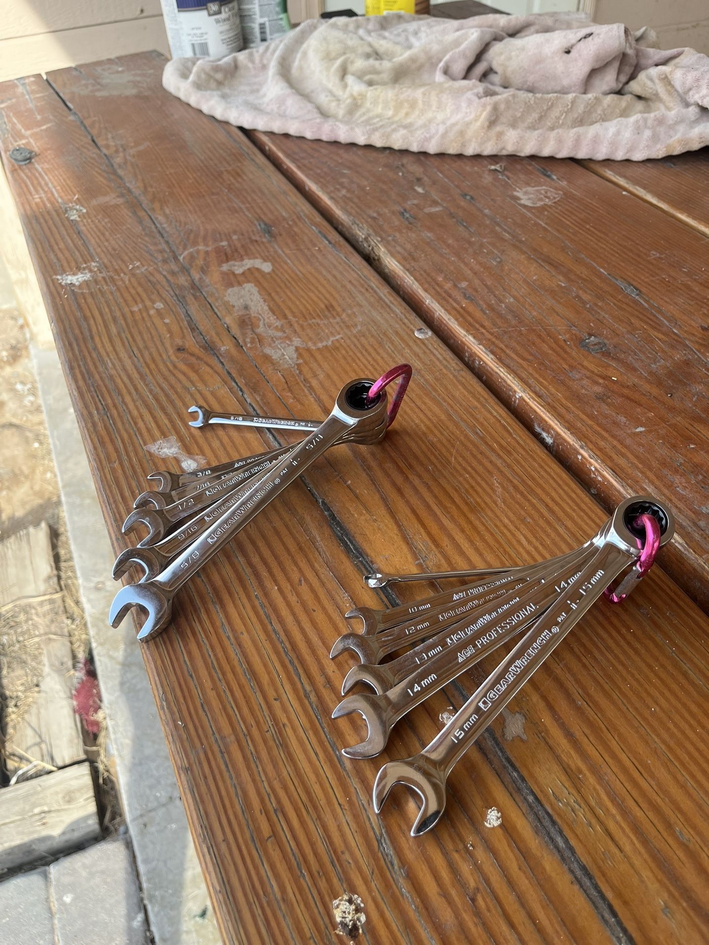 Two Set Of Wrench’s Standard And Millimeter