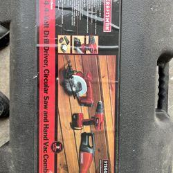 Craftsman Cordless Drill , Skill Saw And Dustbuster
