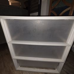3 DRAWER CART PLASTIC STORAGE 
