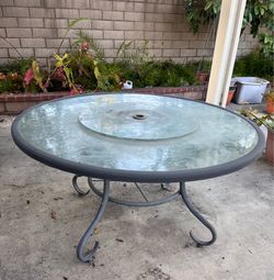 Free patio table. No chairs.