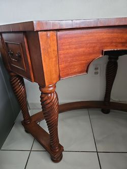 Semi-circle Writing Desk. Pre-owned