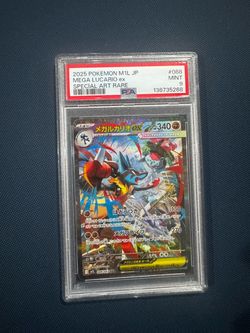 Pokémon Mega Lucario PSA 9