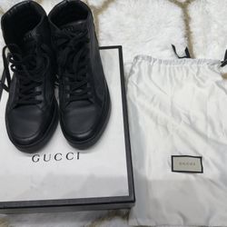Gucci COMMON HIGHNERO LEAT NERO LEATHER