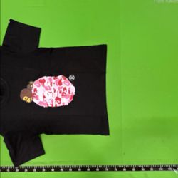 Pink Bape t-shirt, size M