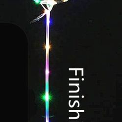 10 Pack LED Balloons with Sticks, Upgraded 20 Inch Clear Light up