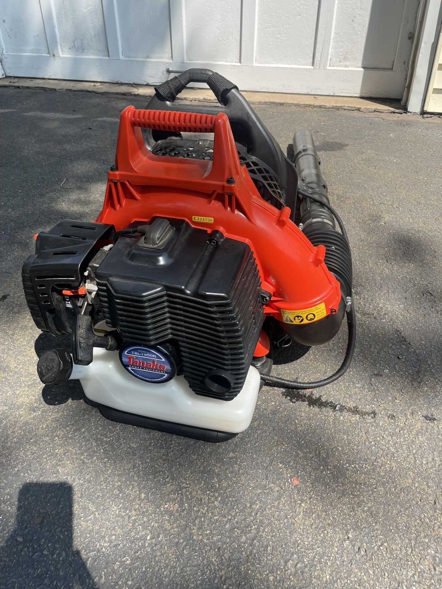 Tanaka Backpack leaf blower TBL-7800R