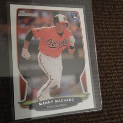 Baseball Card 2013 Bowman Manny Machado Rookie