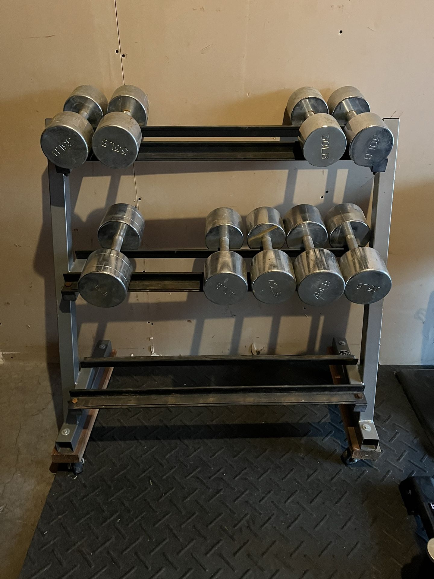Dumbbell Weights With Stand
