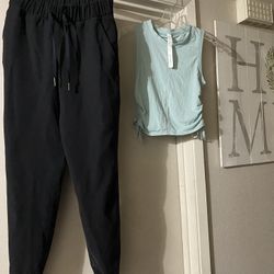 Lululemon Shirt And Jogger Set Size Xs