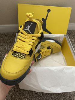Retro 4 Lightning Yellow 