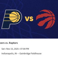 Pacers Vs. Raptors