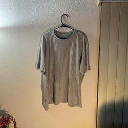 Beige/Cream Textured Shirt XL