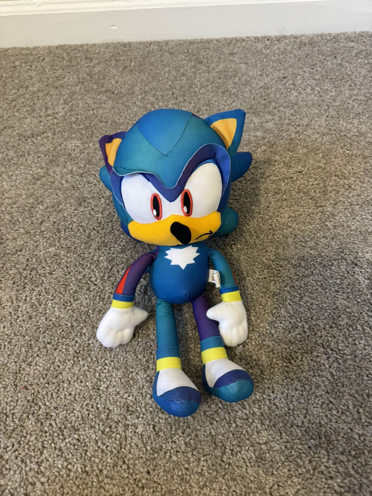 Gradient Sonic The Hedgehog SHADOW Plush Toy 12 inch