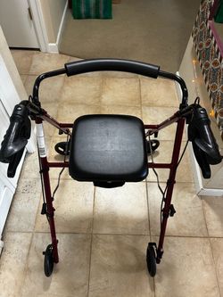 Walgreens Rollator Walker 250 lb Capacity