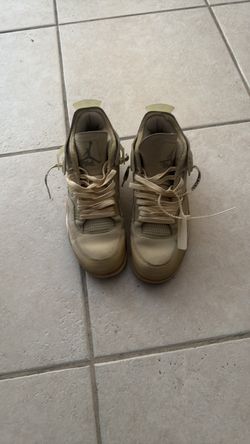 jordan 4 off white sail size 12