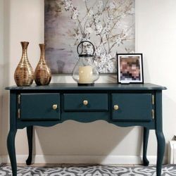 Green Console Table