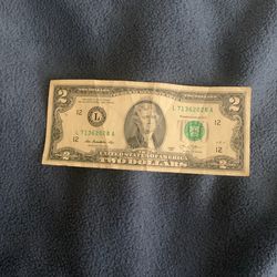 2 Dollar Bill