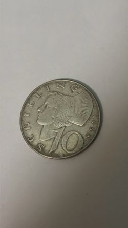 Silver 1958 Austria 10 Schilling