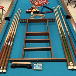 Brunswick Windsor 8ft Pool Table (3-Piece Slate) + Accessories + Optional Ping Pong Topper