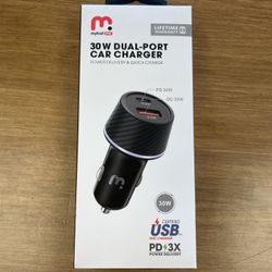 30W Fast Charging Car Charger