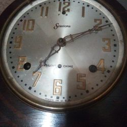 Sessions Antique Mantle Clock Silent Charms Eight Charms